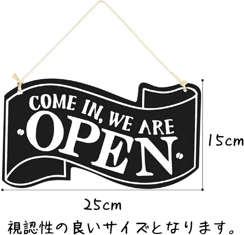 楽天市場 Open Closed 看板 オープンクローズ看板 木製 開店 閉店 ウッド インテリア 店舗 営業中 サイン プレート 赤色 Reapri