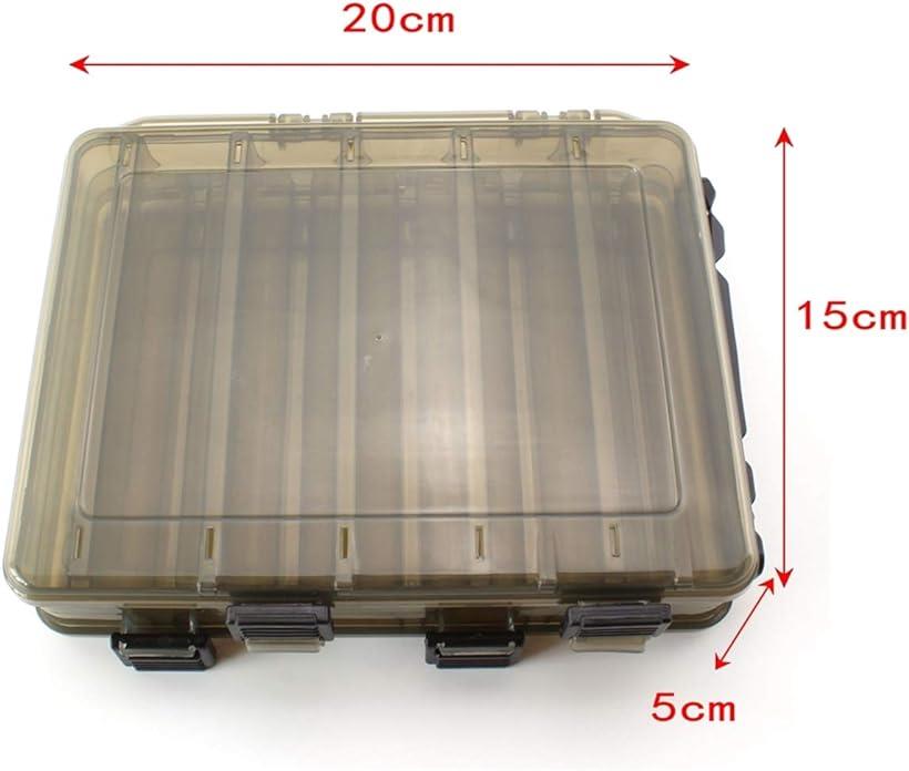 楽天市場 ワズチヨ タックルボックス 釣具収納ケース アー 釣り 両面収納可能 リバーシブル 2個セット アクセサリー 雑貨入れ 蓋付き 釣り のお供に Reapri