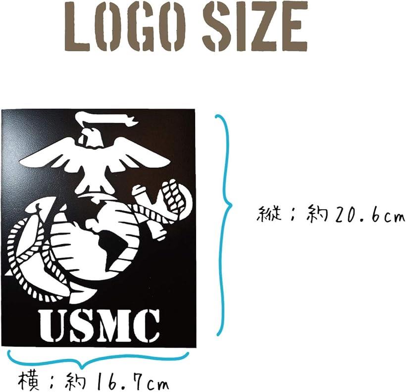 楽天市場 アメリカ軍エンブレムロゴステンシルシート Us 6set Sslogo 黒 Reapri