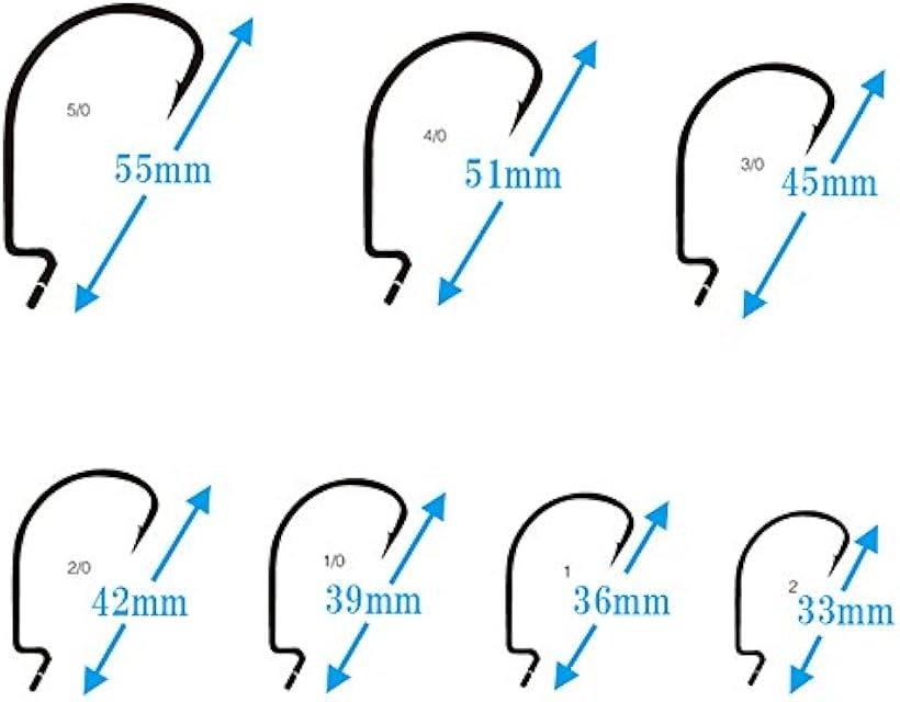 楽天市場 オフセットフック バス ワーム ソフト ル アー 用 2 100本 2 100本 Reapri