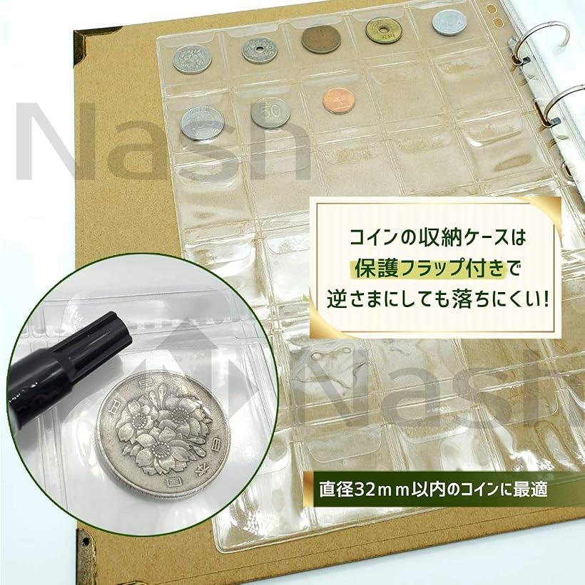 楽天市場 コイン 収納 アルバム 昭和 平成 記念 硬貨 オリンピック メダル コレクション ケース マネー 収集 ファイル 大容量 保存 シート 貨幣 ブック ホルダー No 1 Reapri