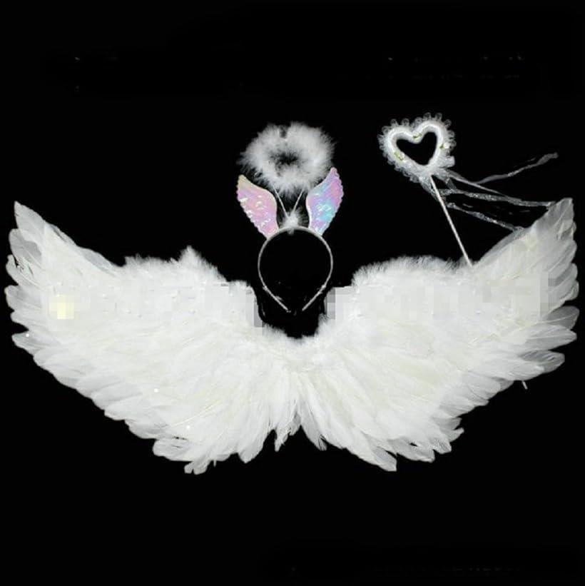 楽天市場 天使の羽 コスプレ 天使の羽根 天使の輪 天使のステッキ 3点セット サイズ 60cmx40cm Reapri