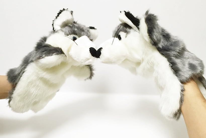 楽天市場 かわいい 動物 パペット 人形劇 S374 ハスキー Reapri 楽天市場 かわいい 動物 パペット 人形劇 S374 ハスキー Reapri