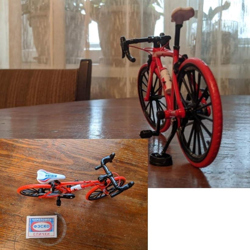 morytrade 自転車 おもちゃ ロードバイク 模型 ダイキャストかー 1/10 ロードレーサー(赤)｜REAPRI