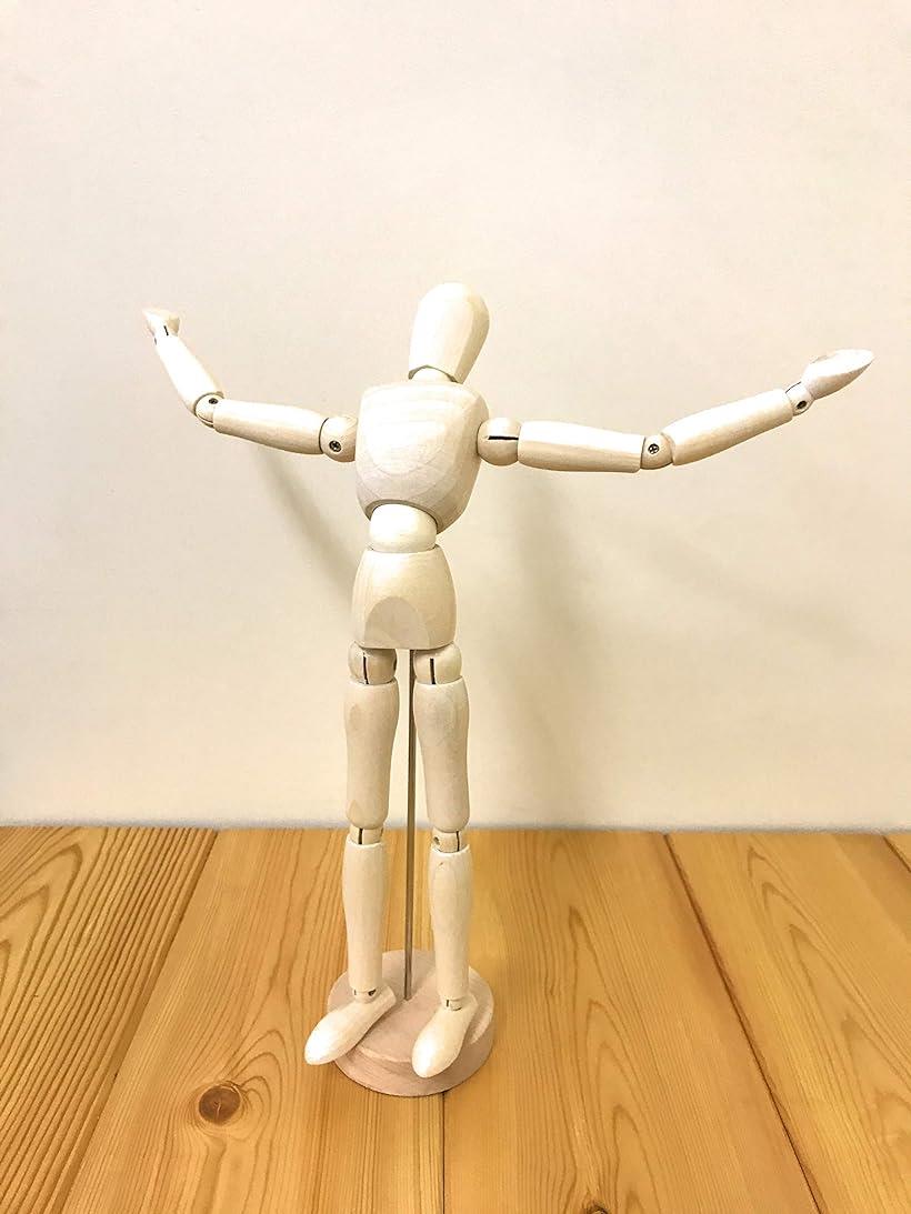 楽天市場 デッサン人形 木製 30cm モデル ドール 美術 スケッチ 関節 可動 絵画 Reapri