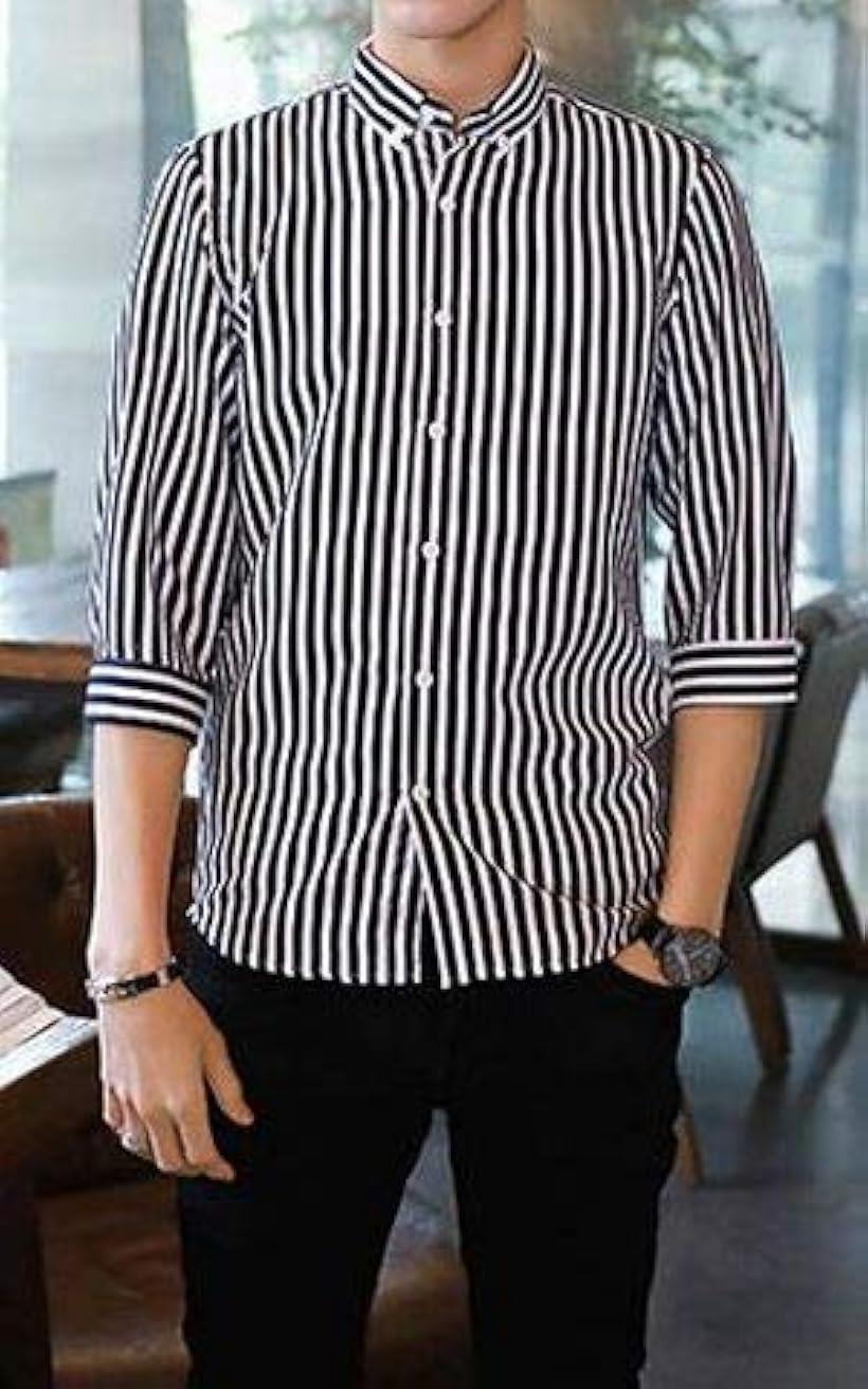 楽天市場 七分丈 シャツ メンズ 7分袖 七分袖 7部丈 Tシャツ スリーブ 袖あり そであり ユッタリ ワイドカラー プリント ポイント ボタン 派手 カジュアルシャツ 柄シャツ ハデ アロハ ドレスシャツ お兄系 ポケット ユルメ ブラック L Reapri