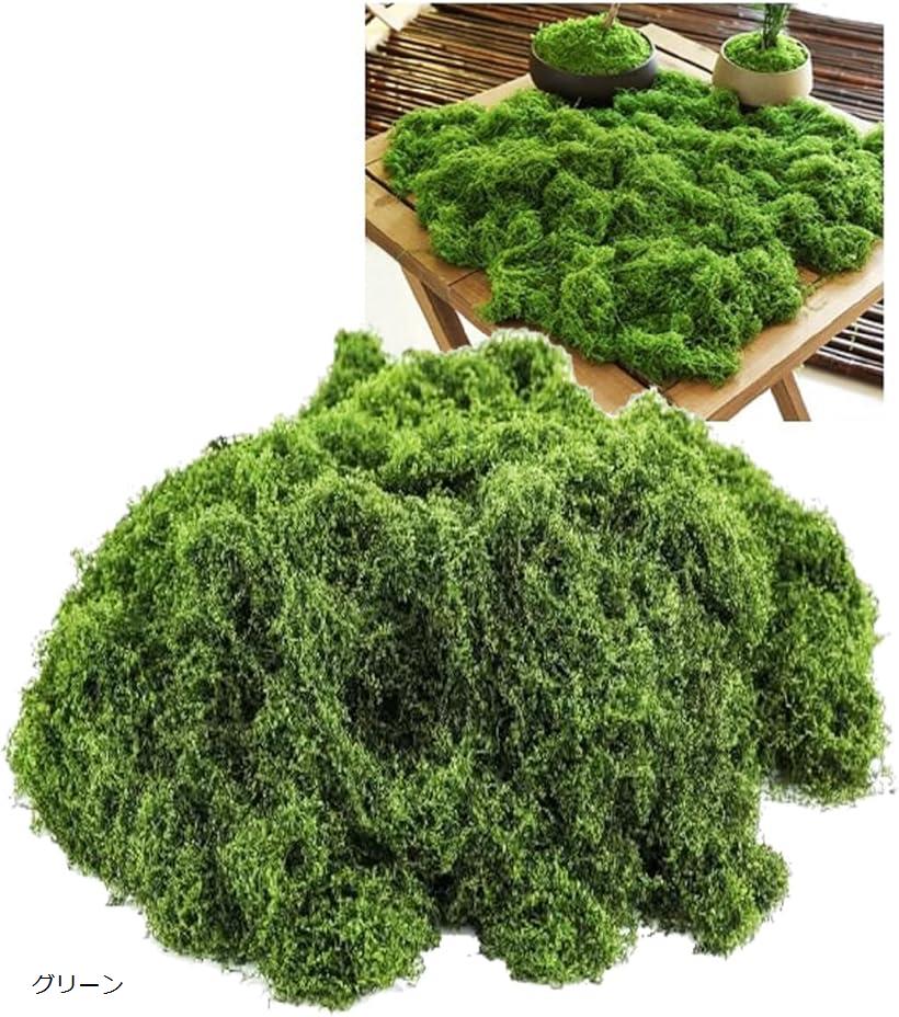 楽天市場】人工苔 100g 盆栽 フェイクモスグリーン 鉢植え 庭園 造花