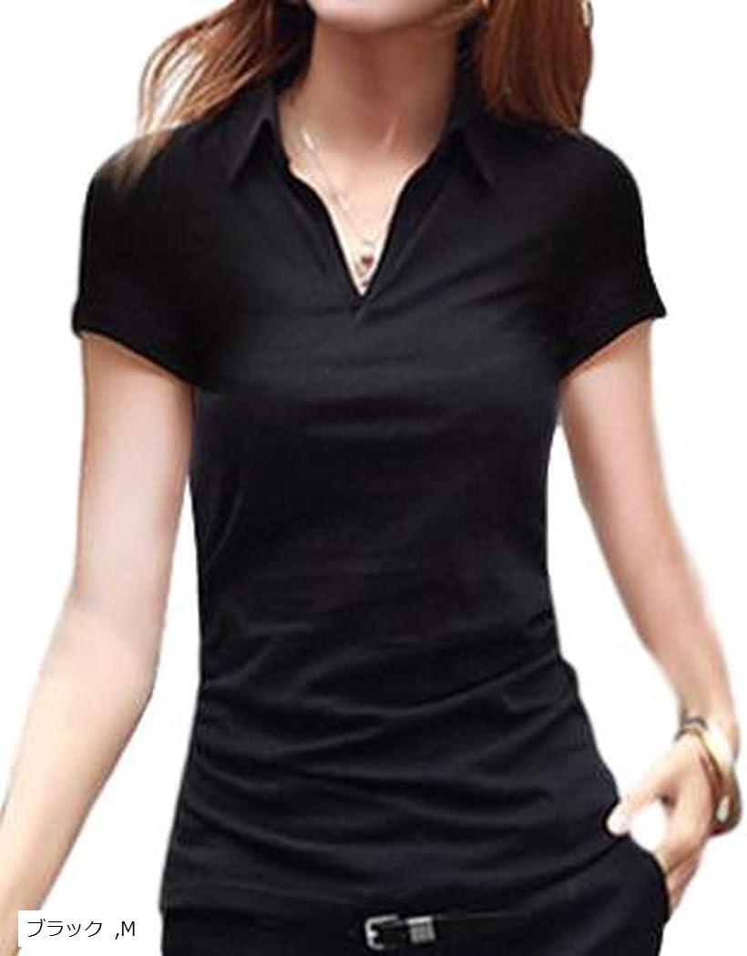 楽天市場 セノーテリコ Cr15 Bk2xl ポロシャツ レディース 半袖 ストレッチ 襟付き 無地 夏服 オフィスカジュアル かわいい ベーシック Yシャツ きれいめ 春 秋 着心地抜群 タイト Tシャツ 綿 おしゃれ 黒 白 ブラック 2xl Reapri