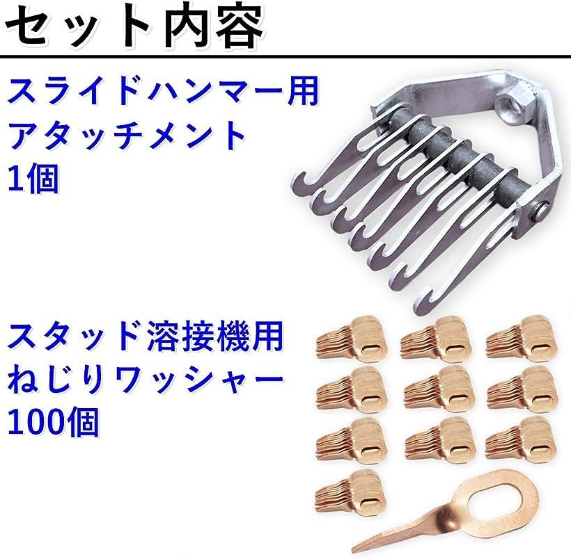 楽天市場 スライドハンマー用アタッチメント ねじり ワッシャー 100個 セット 7本爪 車 自動車 板金 補修 修理 粗だし 引き出し 復元 工具 アタッチメント ねじり 100 Reapri