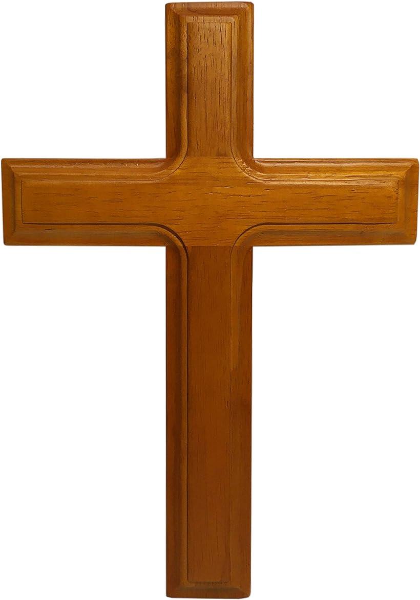 楽天市場 キリスト教 木製 十字架 クロス 壁掛け用 約26x18cm ハンドメイドe 001 Reapri