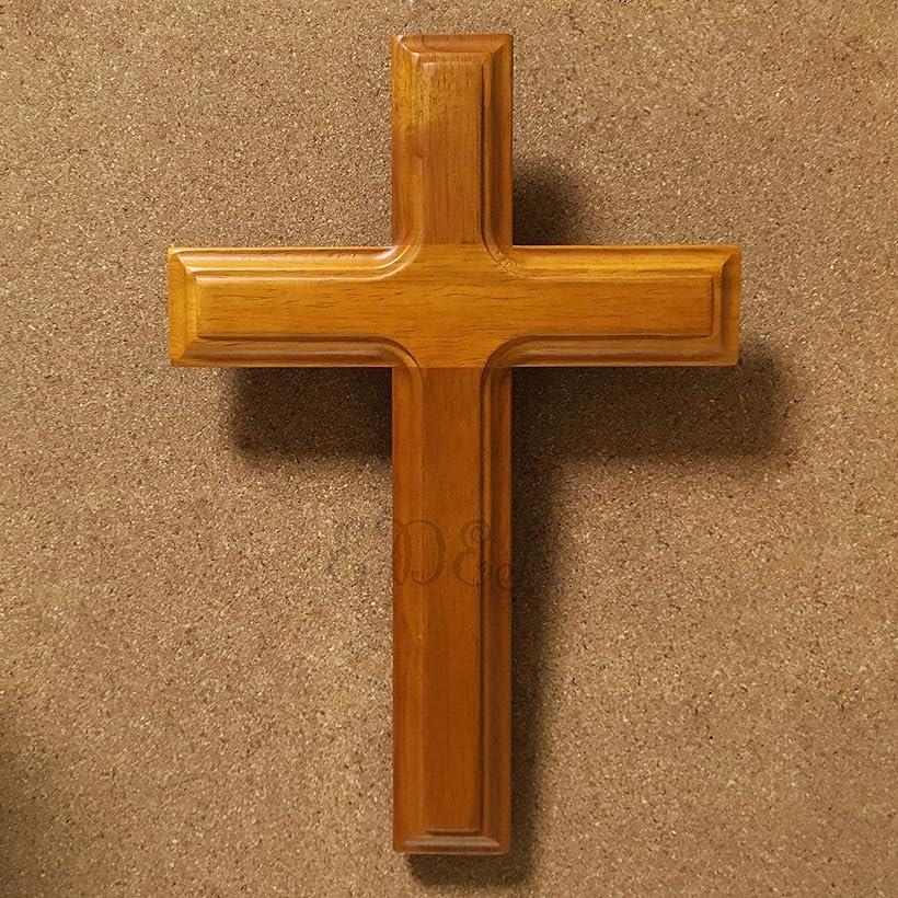 楽天市場 キリスト教 木製 十字架 クロス 壁掛け用 約26x18cm ハンドメイドe 001 Reapri