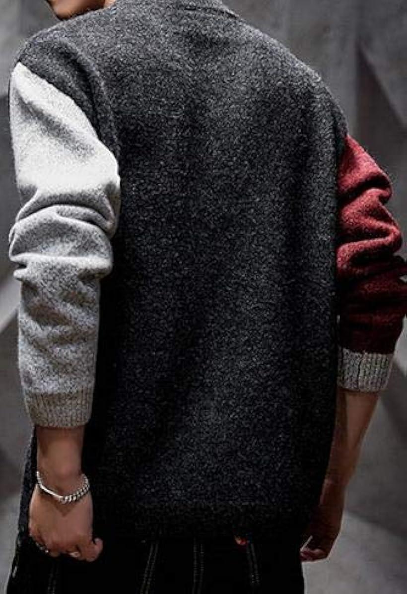 楽天市場 アスペルシオ ケーブル ニット メンズ ユッタリ ユル インナー セーター トレーナー カーディガン ニットセーター Uネック ボートネック 丸首 クルーネック プルオーバー ケーブル編み トップス グラデーション 防寒 ブラック L Reapri