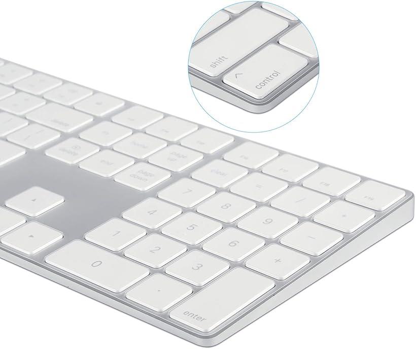 楽天市場 Magicmate 極めて薄く キーボードカバー 保護カバー キースキン For Apple Keyboard テンキー付き Mq052ll A A1843 対応 英語配列us 高い透明感 Tpu材 A1843 Us テンキー付き Reapri