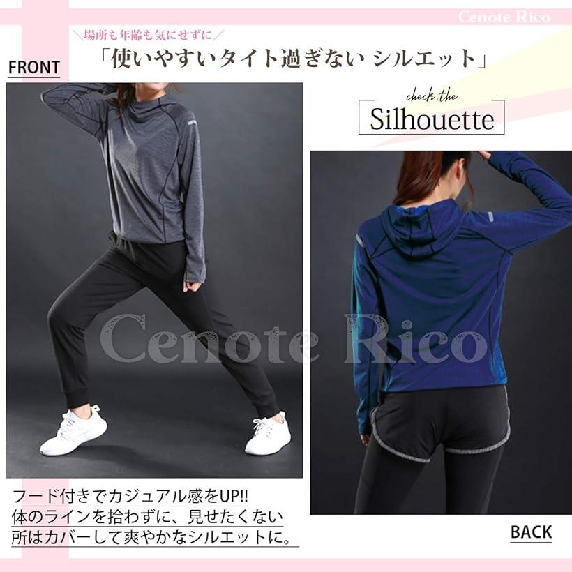 安心の定価販売 Cenote Rico セノーテリコ トレーニングウェア レディース 長袖 パーカー 速乾 ジムウェア ヨガ スポーツウェア カジュアル グレー M Idvn Com Vn