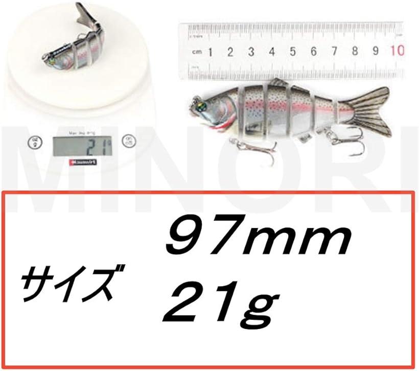 楽天市場 海釣り用ハードルアー 釣りルアーセット ジョイントベイト スイムベイト マルチジョイントルアー フィッシングルアー 初心者用 タイプ２ ６個セット約97mm タイプ２ ６個セット 約97mm Reapri