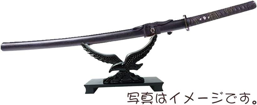 楽天市場 鷹 が翼を広げた 木彫り風 刀掛け インテリア に最適 24cm 大 24cm 大 Reapri