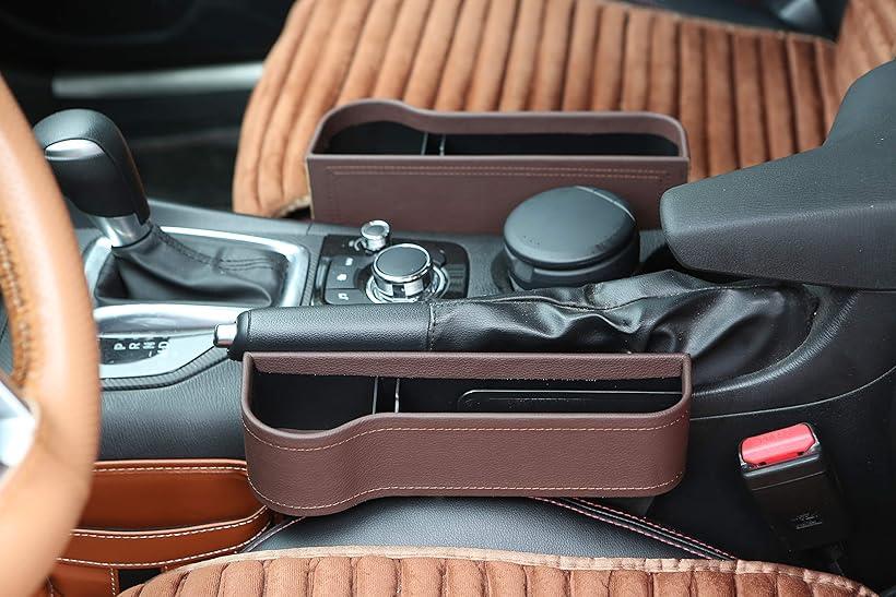 楽天市場 Puレザー 2個セット 革新版 車用 サイド収納ボックス バイクカバー クルマ トランクボックス トランク収納 人気 車内グッズ かっこいい カー 用品 バッグ 反射板 ステップワゴン プレゼント 収納グッズ グッズ収納 車中泊 ブラウン Reapri