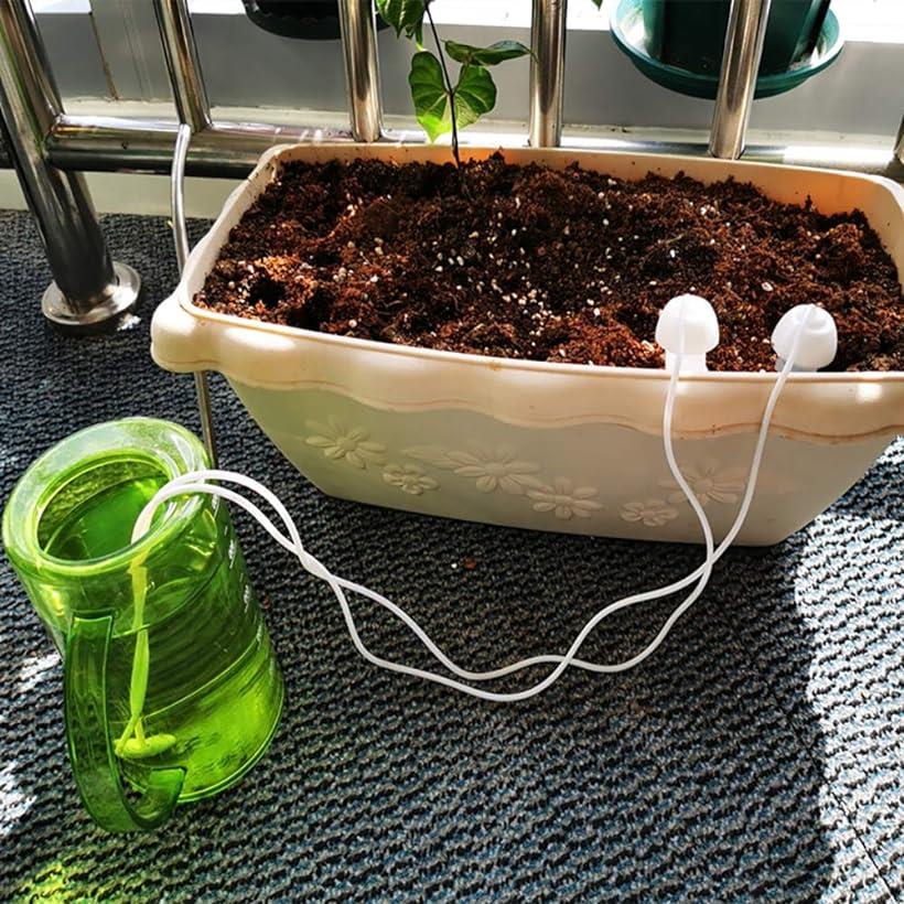 楽天市場 Kichibei 自動給水機 自動散水 水やりホース 鉢植え 観葉植物 ガーデニング 旅行 出張 留守番 12個セット Reapri
