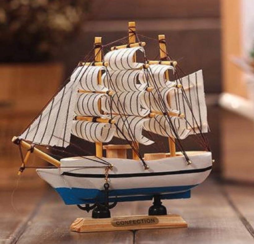 楽天市場 帆船 模型 手作り 完成品 海賊船 インテリア 装飾 に 24cm Reapri