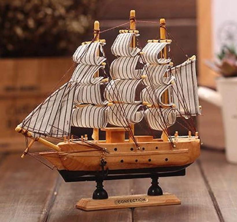 楽天市場 帆船 模型 手作り 完成品 海賊船 インテリア 装飾 に 16cm Reapri