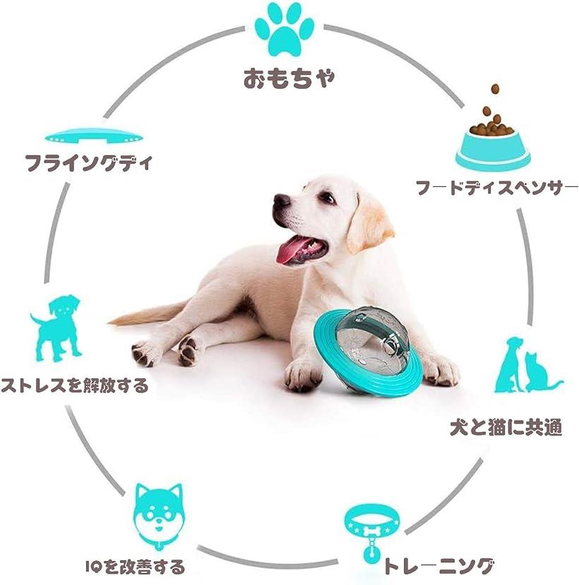 楽天市場 犬 おもちゃ 犬用 おやつボール 玩具ボール ペット餌入れ 知育玩具 ペットおもちゃ 倒れないエッグ 食器 早食い防止 訓練 運動不足や ストレス解消 ダイエット レーニングなど 小 中型犬 ブルー Reapri