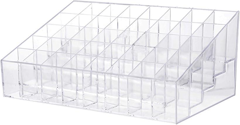 コスメ 収納 40本 スタンド アクリル ケース メイク 化粧品 口紅 リップ 小物入れ 透明 21年最新海外
