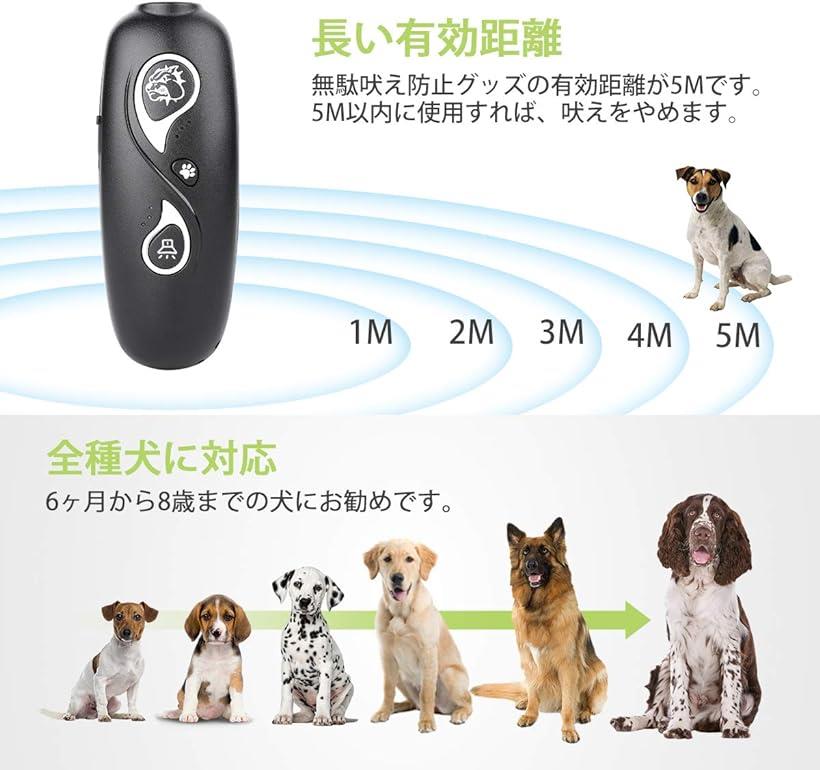 楽天市場 静かなワンちやんになり無駄吠え防止グッズ 犬用 吠え防止装置 ブラック Reapri