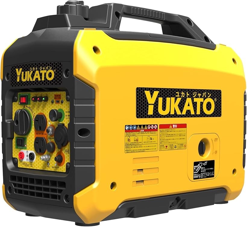 【ランキング1位入賞】インバーター発電機 定格出力1.6kVA 小型発電機 家庭用 50Hz/60Hz切替 約15kg 防音型 高出力正弦波インバーター搭載