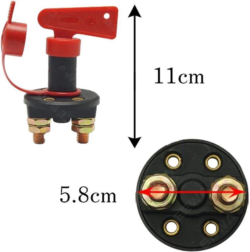 楽天市場 キルスイッチ 2極 ノブ脱着可能 車 バッテリー ハンドルキー付き 切り替えスイッチ カットスイッチ12v 24v 0a Reapri