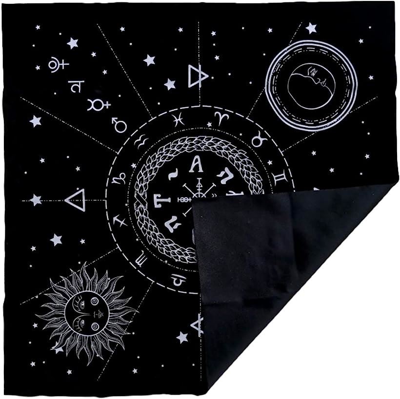 楽天市場 タロットクロス タロットカード タロット占い ベルベット 布 大判 49x49cm 紺c 紺 Reapri