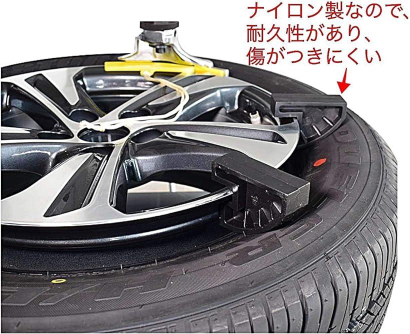 楽天市場 タイヤ交換 タイヤチェンジャー ビードヘルパー ナイロン製 3個セット 手組み ビードブレーカー 車 バイク 扁平タイヤ 黒 ブラック 黒 ブラック Reapri