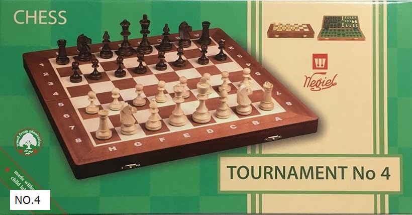 【ランキング1位入賞】世界最高峰のハンドメイド・チェスセット Wegiel Chess Tournament No.4 トーナメント No.4日本正規品