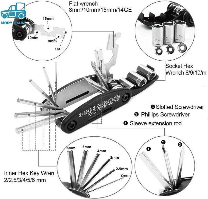 楽天市場 Morytrade 自転車 工具 六角レンチ 携帯 工具セット ロードバイク ソケット スパナ 2個セット Reapri