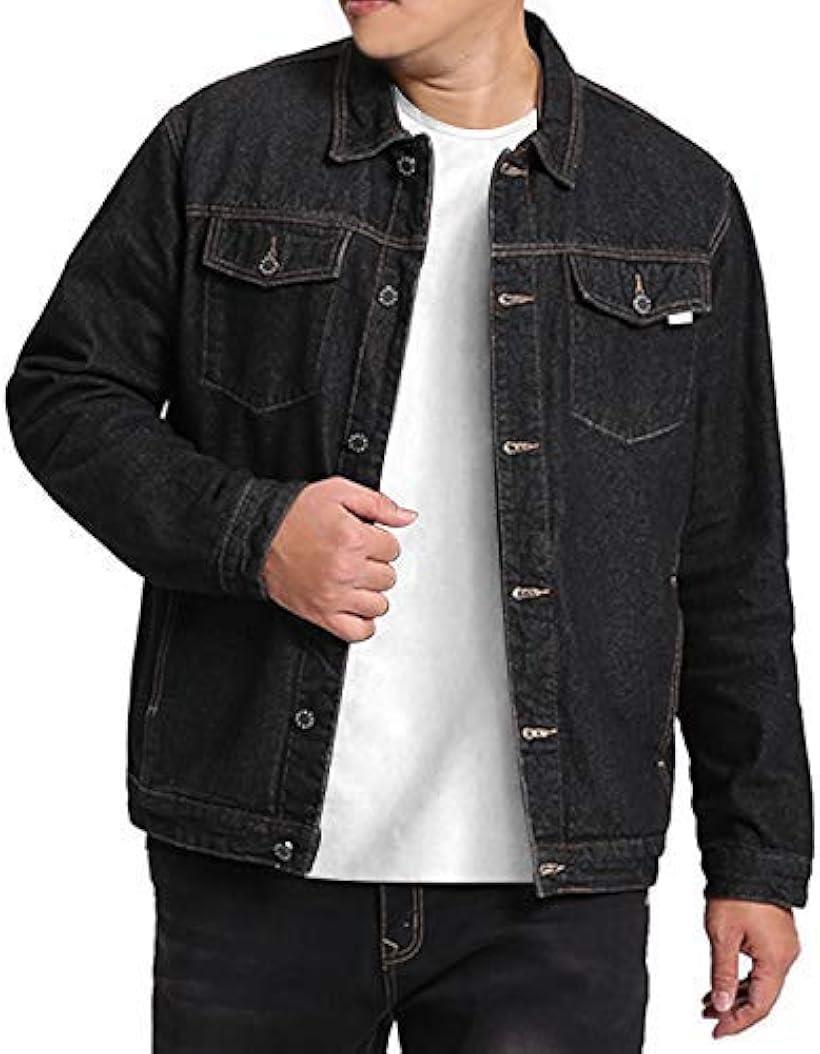 楽天市場 デニムジャケット ジージャン デニムコート Gジャン メンズ ジーンズ おおきいサイズ アウター Mdm J ブラック 2xl Reapri