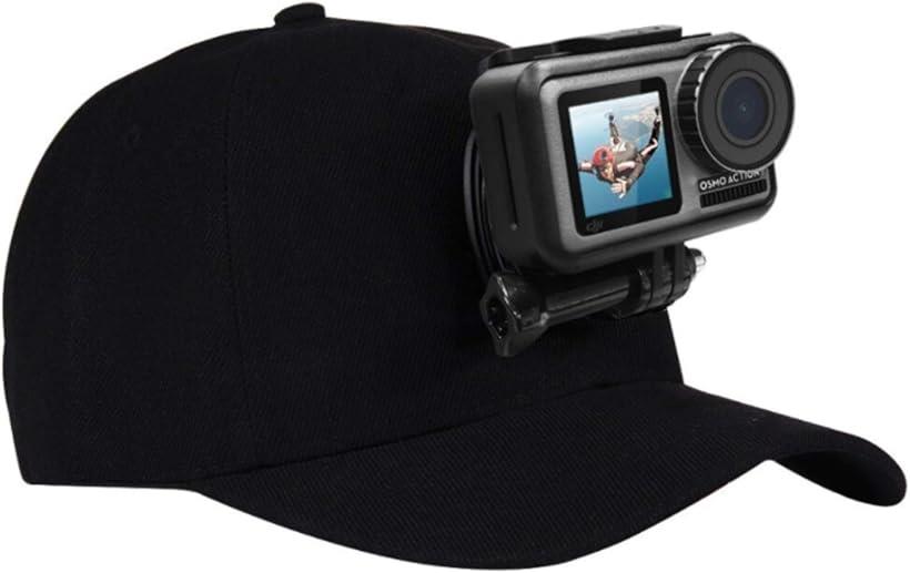 Gopro キャメラ マウント 帽子 手カメラ 添え物 かぶり笠 旅 山登り ワンダーフォーゲル 絵撮る に ニグロ 黒色 Hotjobsafrica Org