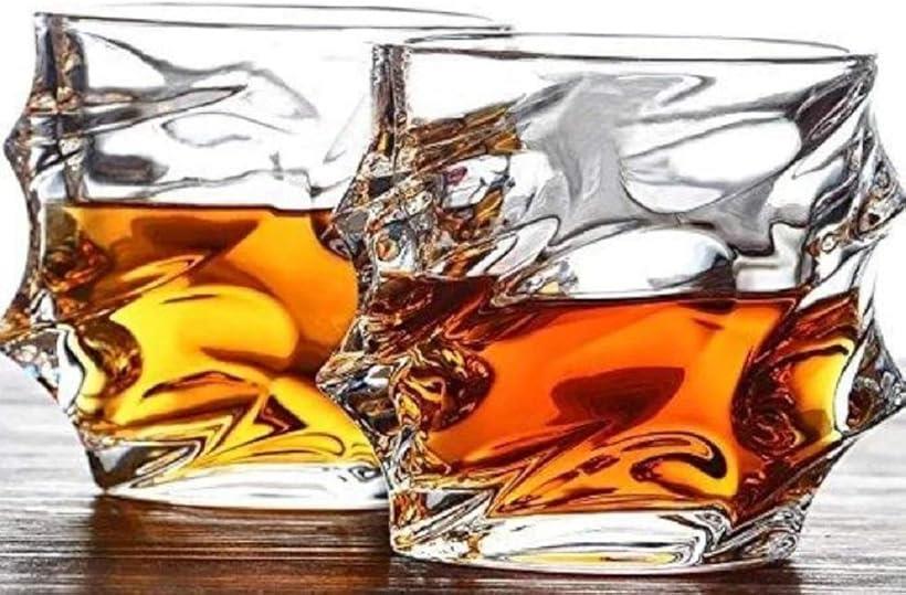 楽天市場 Morningplace ヨーロピアン ツイスト ロックグラス おしゃれな ウィスキーグラス 創造的 晩酌 ウイスキー 焼酎 に 2個セット Reapri