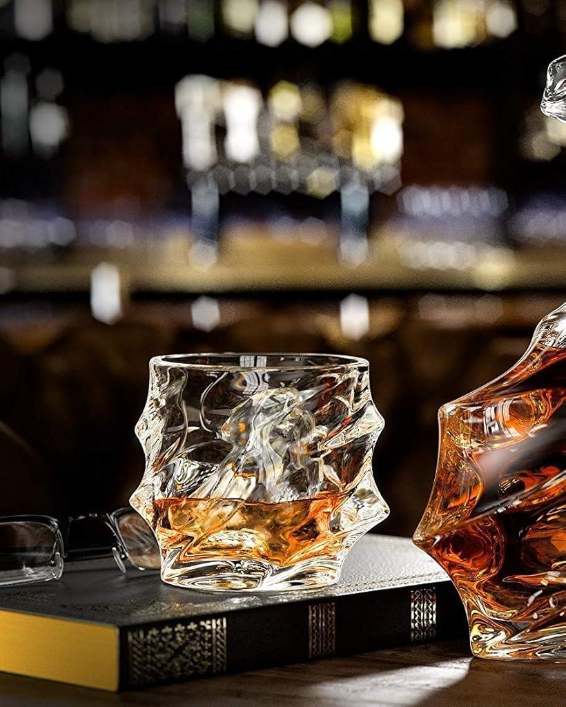 楽天市場 Morningplace ヨーロピアン ツイスト ロックグラス おしゃれな ウィスキーグラス 創造的 晩酌 ウイスキー 焼酎 に 2個セット Reapri