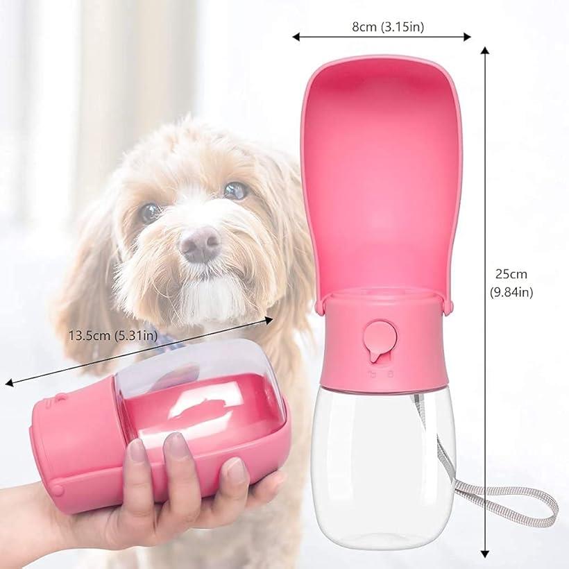 楽天市場 ペットウォーターボトル 犬 散 水筒 アウトドア 水飲み器 Mdm ピンク M Reapri