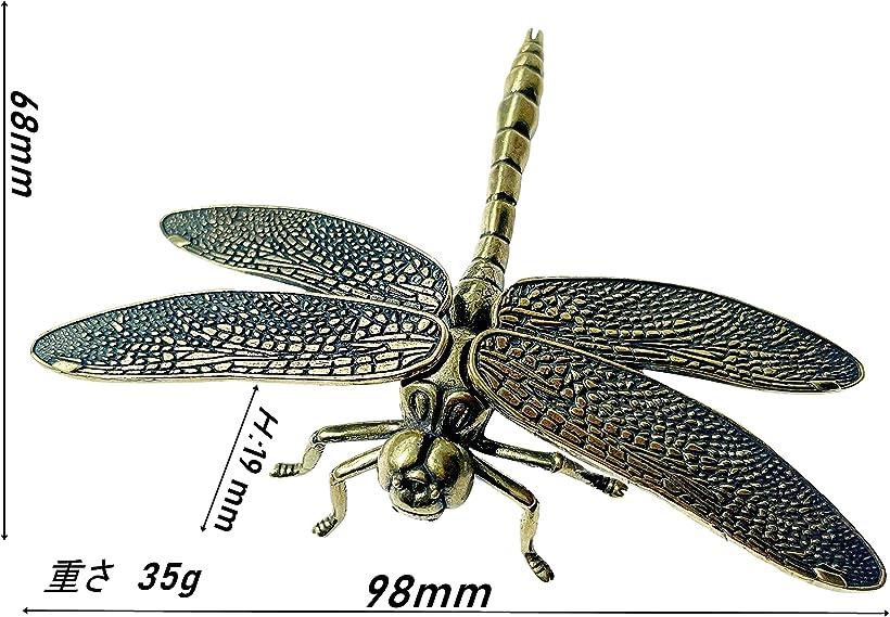 置物 オーナメント とんぼ トンボ 蜻蛉 真鍮 ブラス 鋳物 鎧や兜のモチーフ 益虫 飛ぶ棒 シルバー Giosenglish Com