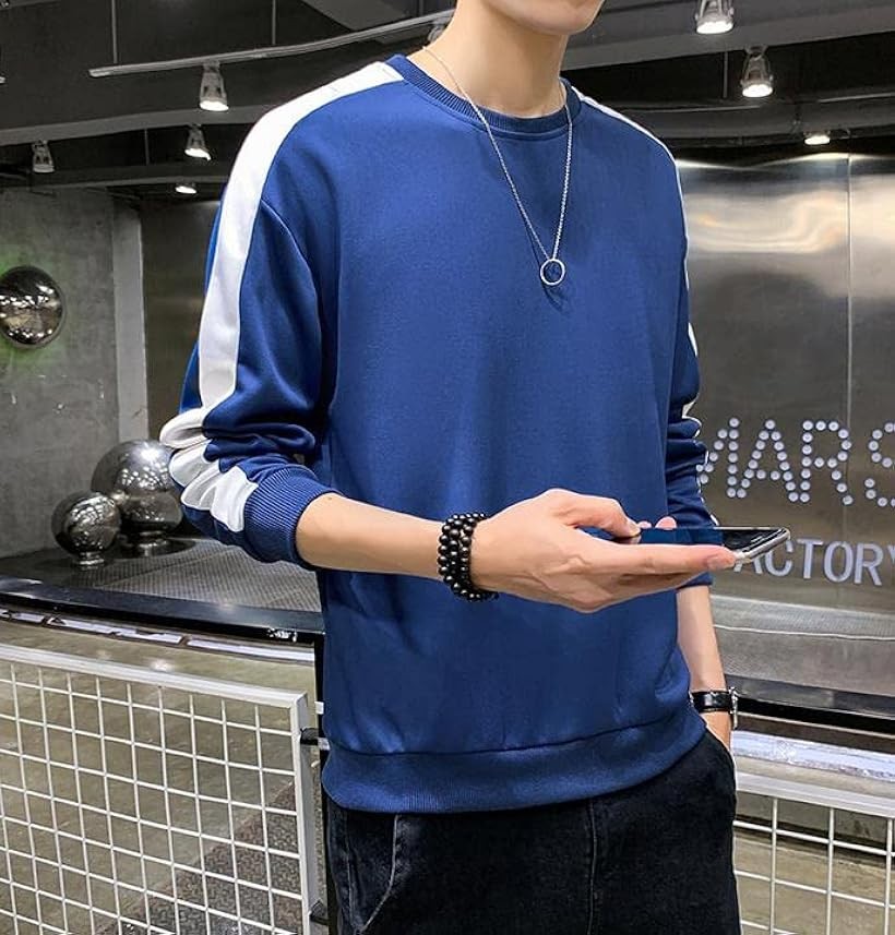 アウトレット エンプティオ クルーネック カットソー ストリート系 長袖 トレーナー メンズ 丸首 ネイビー ネイビーブルー S Www Docebaunilha Com Br