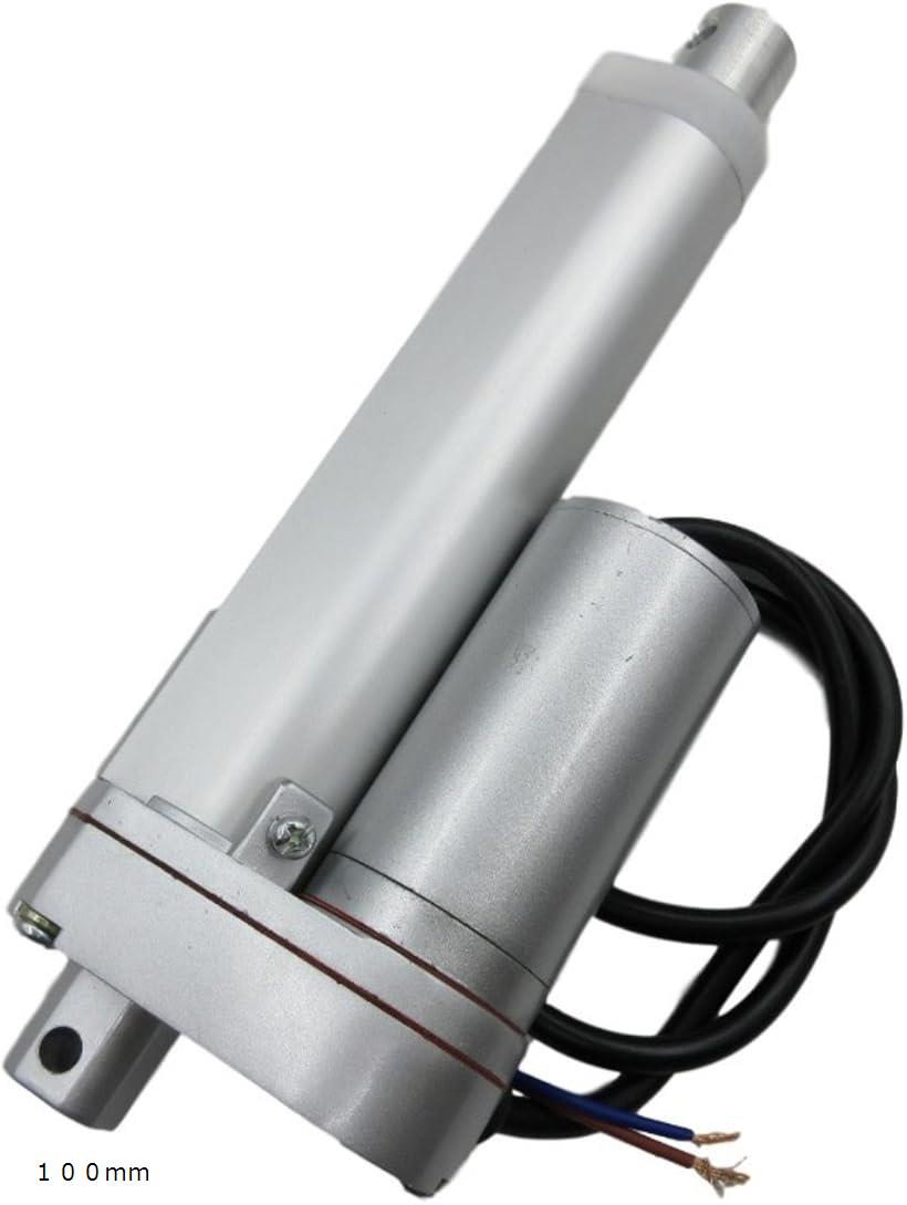 電動 シリンダ アクチュエータ 750N 10mm/s DC 12V 農業 産業 リフター 福祉 介護 リフト DIY １００ｍｍ (１００ｍｍ)