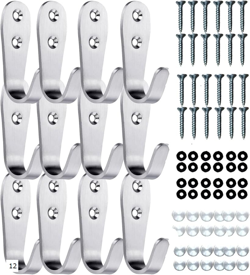 楽天市場】フック 壁 壁掛けフック ステンレス ネジ止め jフック 金具