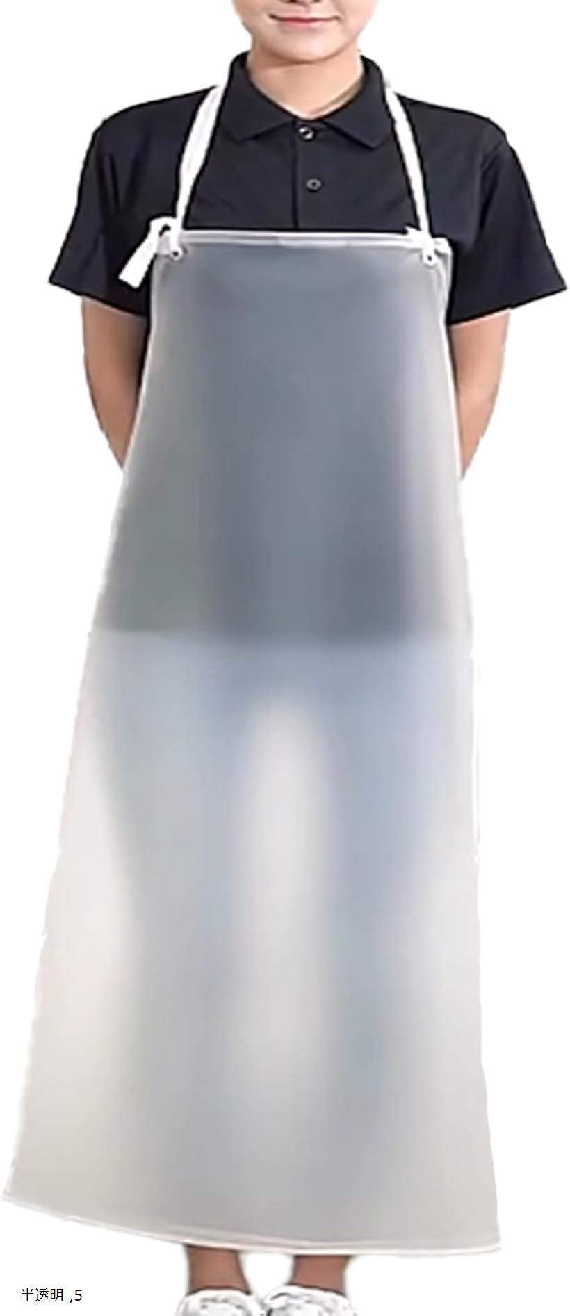 楽天市場】ビニールエプロン 半透明 防水 PVC 業務用 男女兼用 厨房