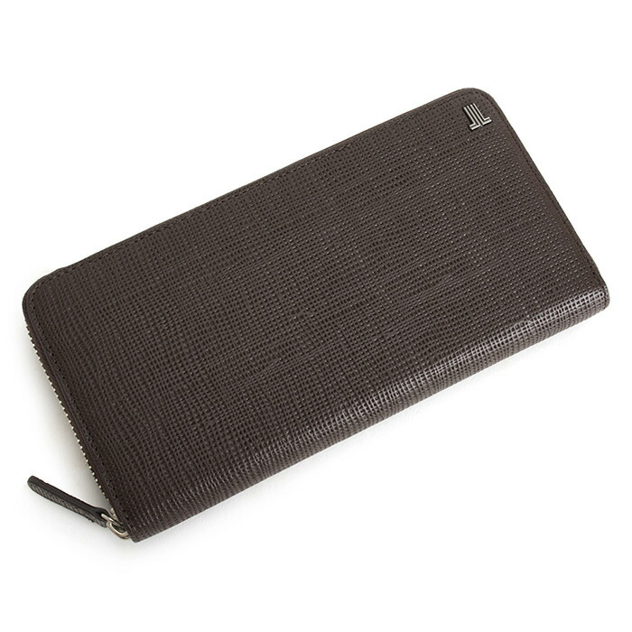 ランバンコレクション 財布 長財布 ラウンドファスナー チョコ LANVIN collection jlmw6pt2-20 メンズ 紳士 【送料無料】