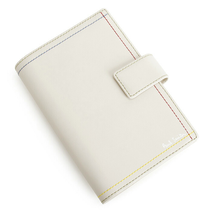 ポールスミス 手帳 カード&パスケース付手帳 アイボリー Paul Smith psy840-63 メンズ 紳士