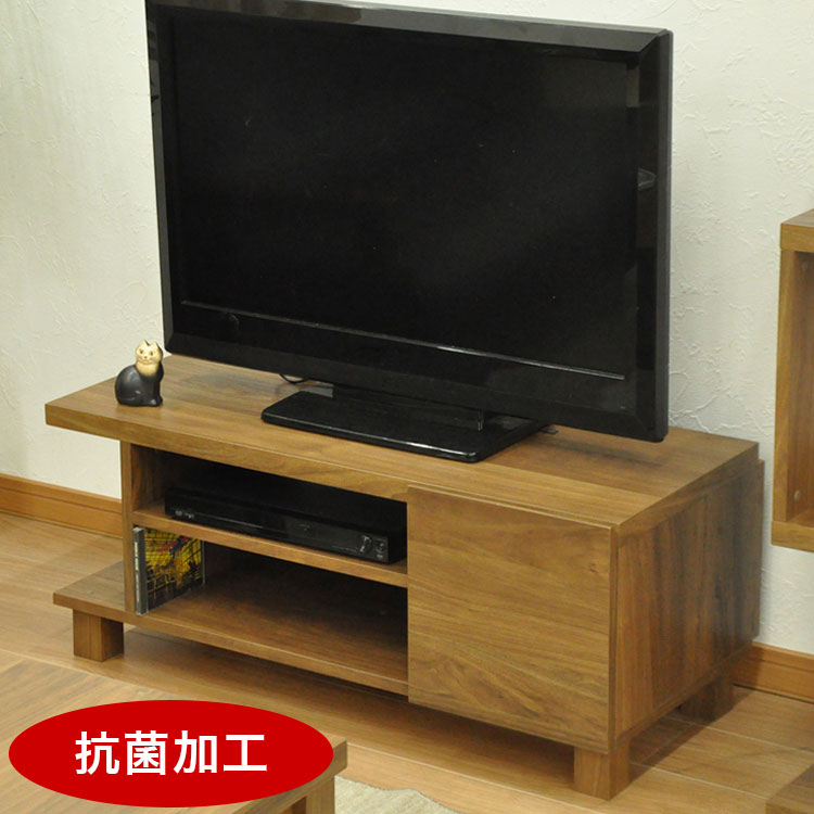 ロスタ テレビボード 幅90 ローボード テレビ台 テレビラック 木目 木製 抗菌 抗ウイルス siaa 抗菌加工 ヴィンテージ アンティーク ラック 32V 32型 32インチ(代引不可)【送料無料】