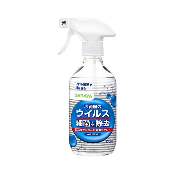 【単品18個セット】 サラヤ SARAYA ウイルス細菌除去スプレー 400ml(代引不可)【送料無料】