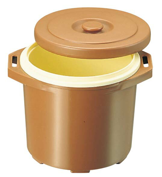 プラスチック 保温食缶 ごはん用 DF-R1 大 D/B(代引不可)【送料無料】