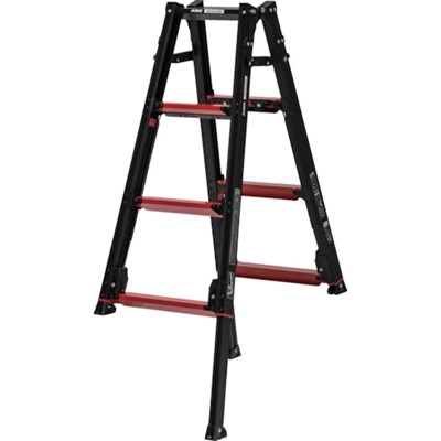 アルインコ 伸縮脚付はしご兼用脚立 GAUDI-X(ガウディ)120CM 最大使用質量100KG GUD120X 工事・照明用品 はしご・脚立 脚立(代引不可)【送料無料】｜お掃除のプロ ユアマイスター