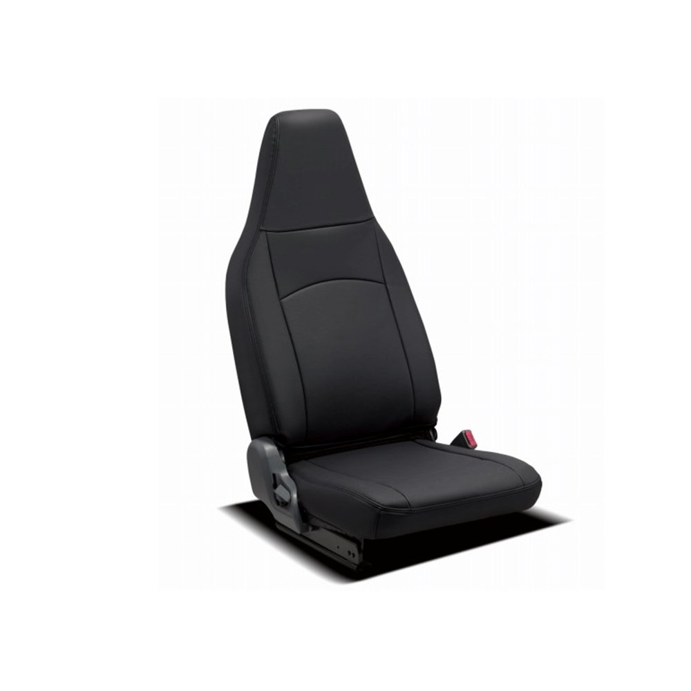 (ブラック) EO-4042-01 クラッツィオ 働くクルマシリーズ ストロングレザーシートカバー レンジャー H29/4- 高機能シート車 センターシート装備車